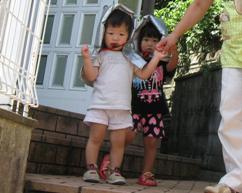 防災頭巾が似合うでしょ